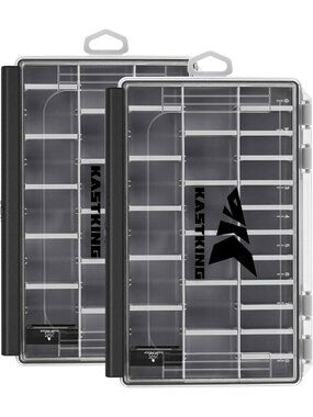 Waterproof Tackle Box Set - 3600 Size, 2 Pack, Durable Fishing Storage Solution